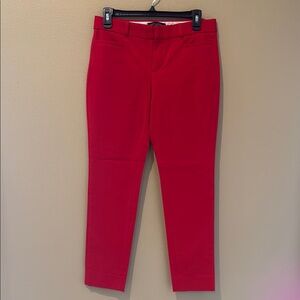 NWOT Banana Republic Women's Bold Red Ankle Pants
